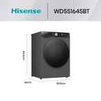 Lavasecadora Hisense Lavado 16 Kg Secado 10 Kg