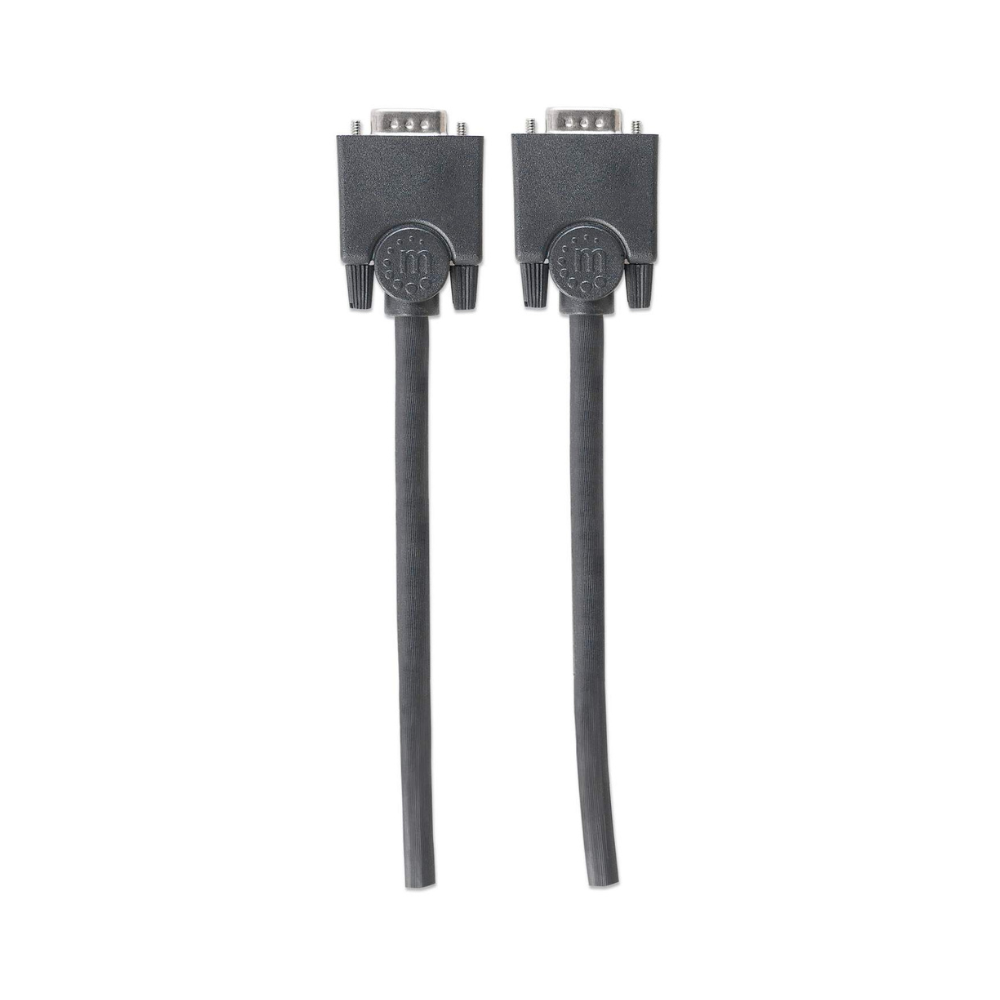 Cable SVGA Manhattan HD15 M-M 8mm 4.5M (312721)