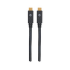 Cable USB-C V3.1 C-C 2.0M Negro Manhattan (354905)