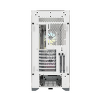 Gabinete Corsair ICUE 5000X RGB Blanco Cristal Templado ATX Semitorre 3 Ventiladores RGB Elite