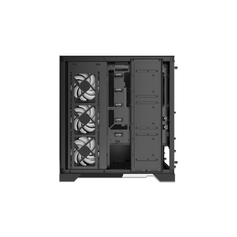 Gabinete XPG INVADERXMT-BKCWW Negro 5 Ventiladores 120mm ARGB ATX / Micro-ATX / Mini-ITX 448×245×475 mm