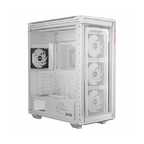 Gabinete XPG BATTLECRUISERIIST-WHCWW Blanco 4 Ventiladores 120mm ARGB ATX / Micro-ATX / Mini-ITX 485×225×506 mm