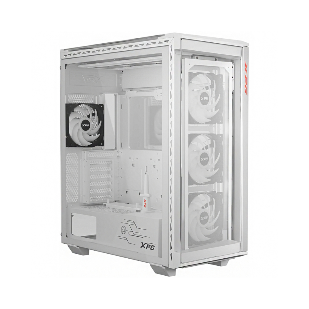 Gabinete XPG BATTLECRUISERIIST-WHCWW Blanco 4 Ventiladores 120mm ARGB ATX / Micro-ATX / Mini-ITX 485×225×506 mm