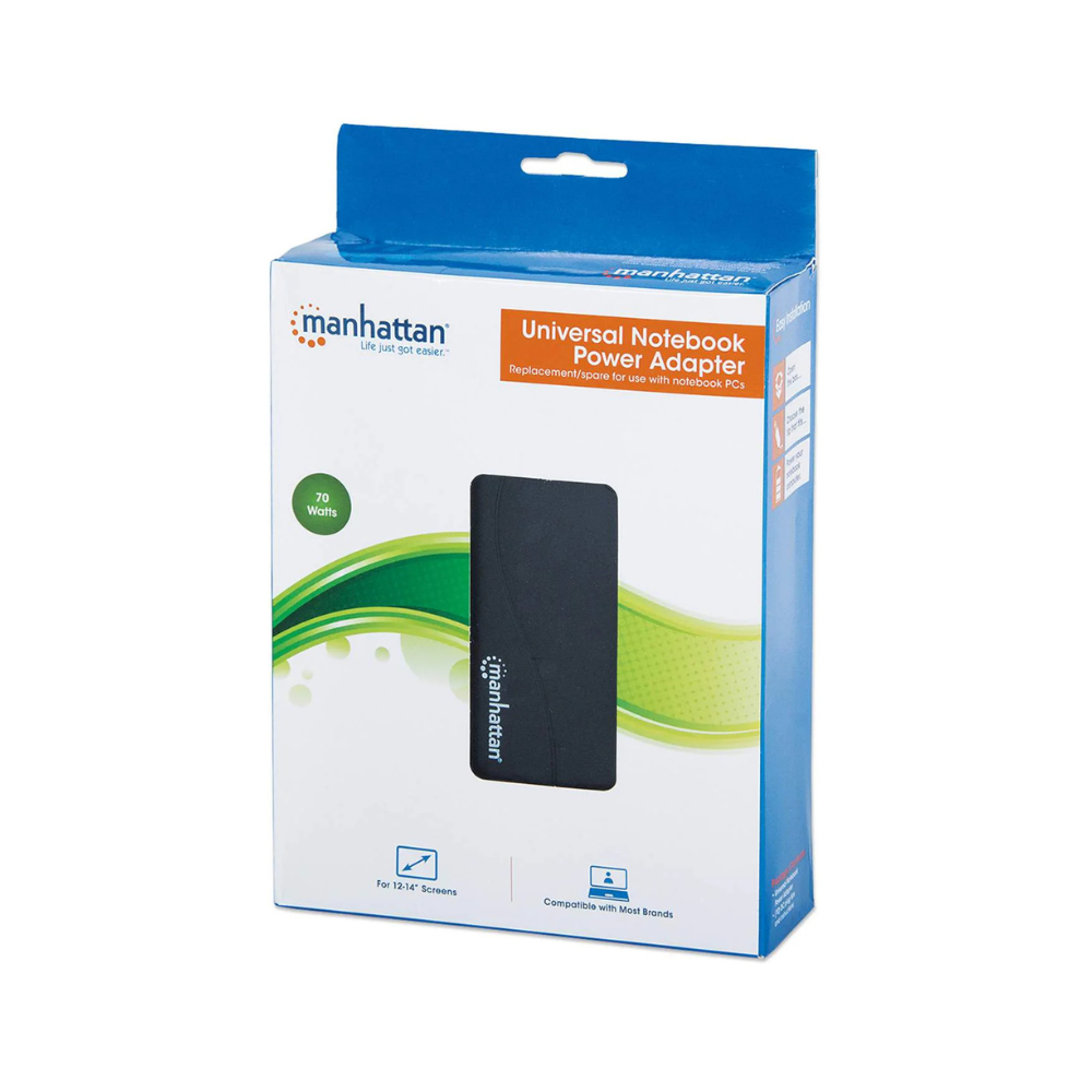 Cargador Universal Manhattan para Laptop, 70W