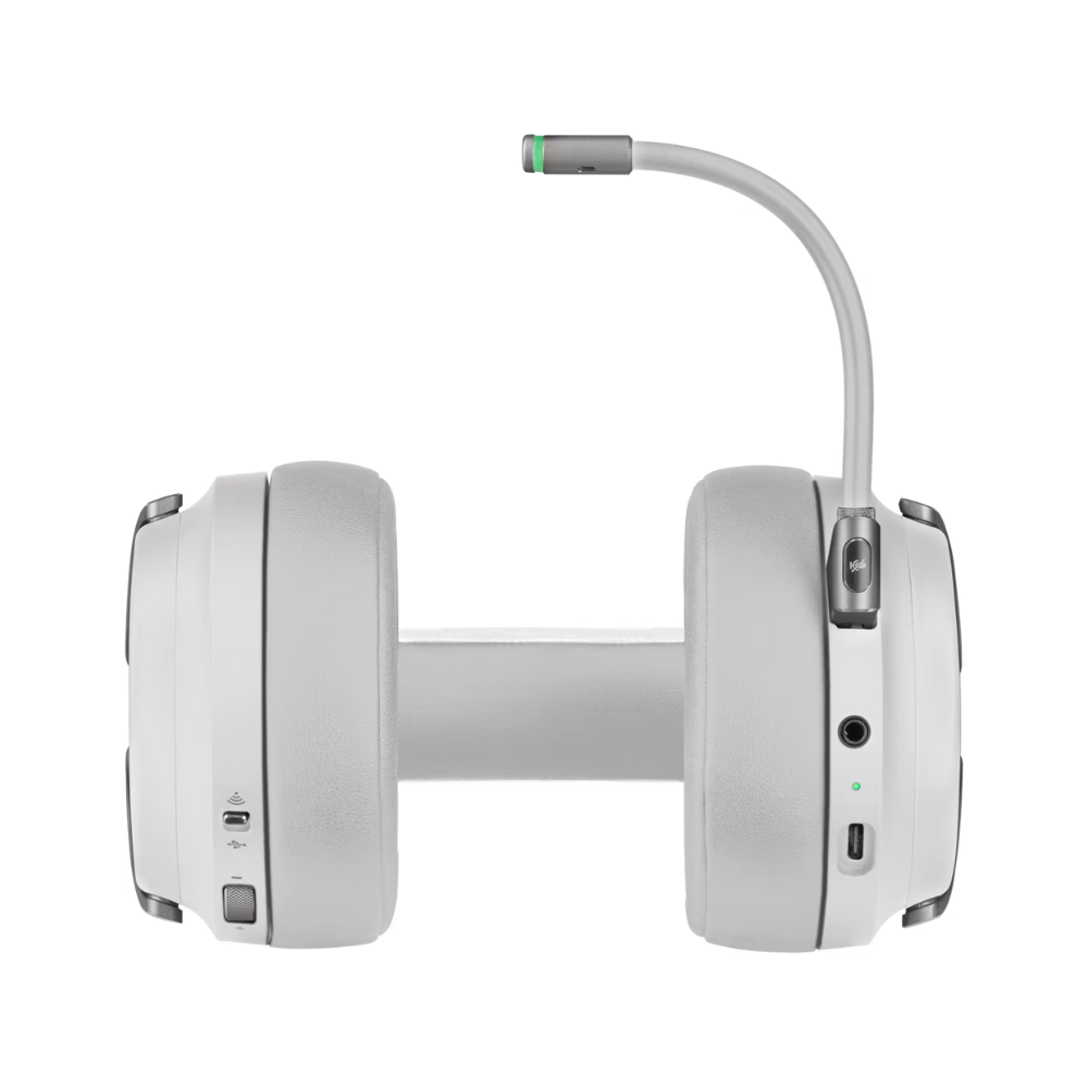 Audífonos Corsair CA-9011186-NA Virtuoso Inalámbricos 7.1 Canales USB-C/Micrófono Comp. PC RGB Blanco