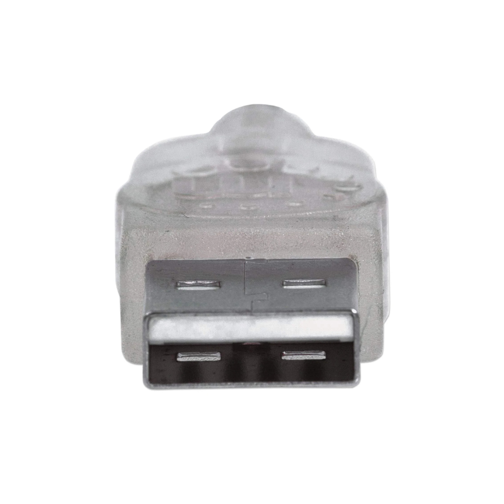 Cable USB V2.0 A a Mini B 1.8M Plata Manhattan (333412)