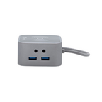 Docking Station GETTTECH GHW-69401 con RJ45, PD, SD/TF, USB, HDMI, Thunderbolt y Cargador Inalámbrico