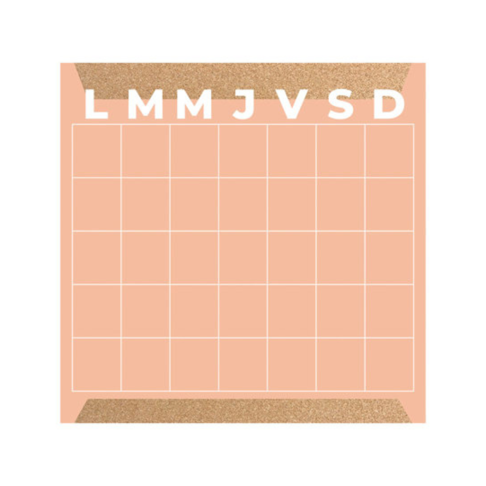 Planeador Mensual Alfra Mixto Coral 30X30 Cm