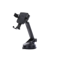 Soporte Celular Auto Ventosa Triángulo Ajustable 270° Rotable Estirable Compatible 4 a 7 Pulgadas Negro