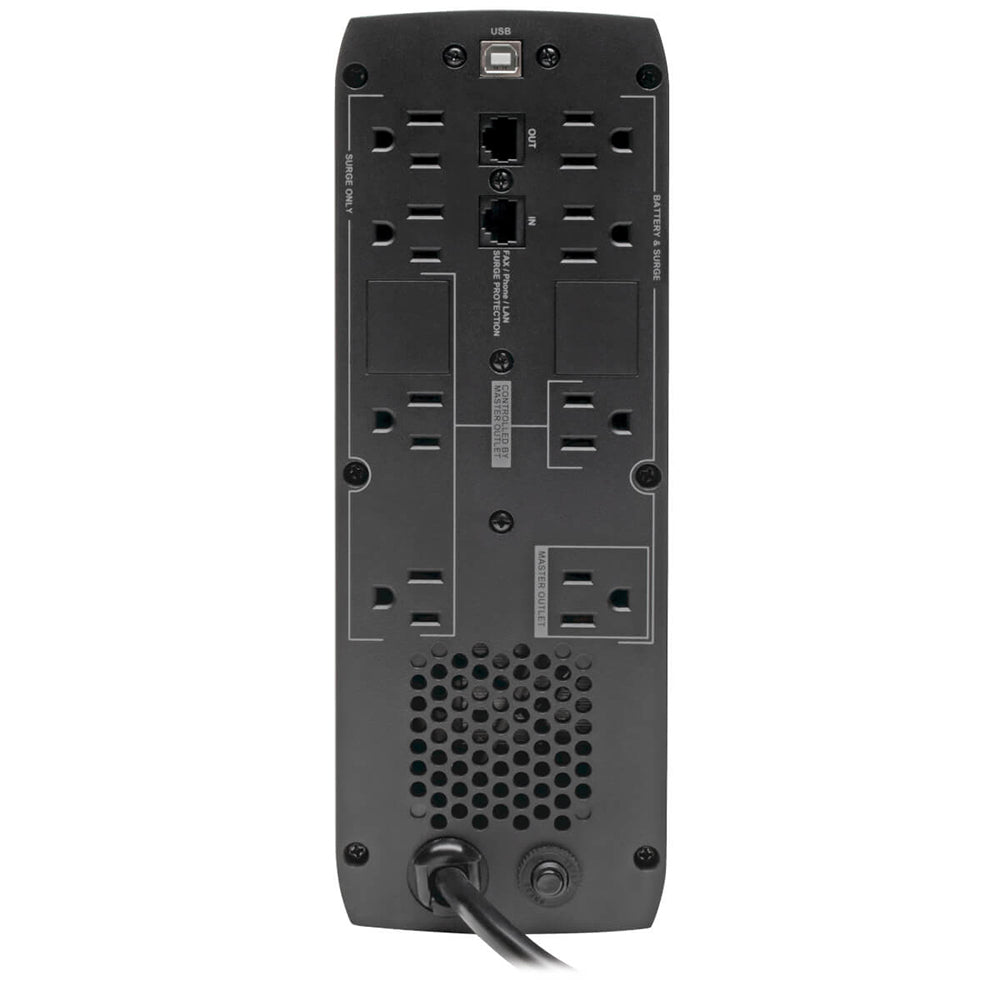 UPS interactivo TrippLite ECO1000LCD 1000VA/600W AVR 8 NEMA 5-15R (4 c/protección batería) 50Hz/60Hz Serie ECO Energy Star