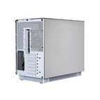 Gabinete gamer Naceb E-ATX de aluminio y cristal templado RGB 12x12 color Blanco