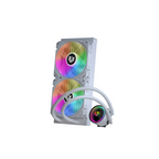 Enfriamiento Liquido Balam Rush Hydrox Pro HX20 Blanco para CPU 240mm 2xFan ARGB 4pines LGA 1700 AM5