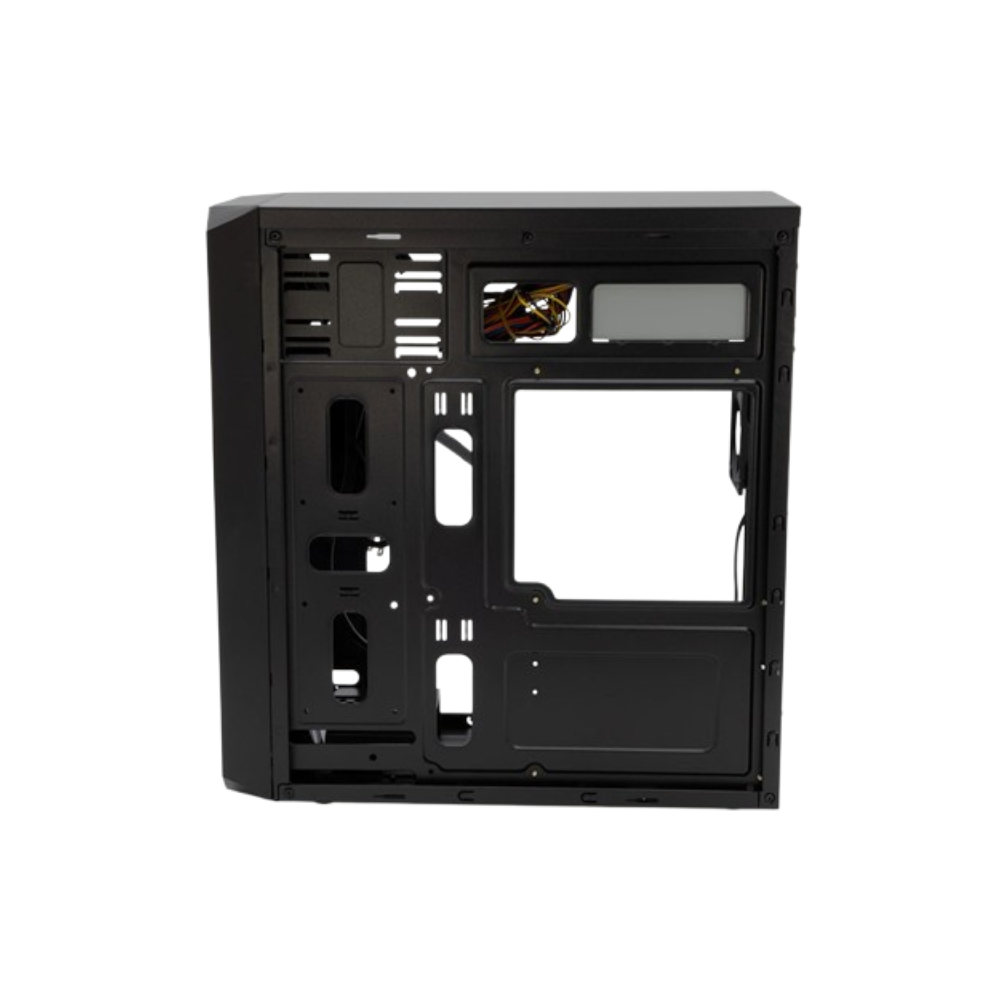 Gabinete GETTTECH GG-1803 ATX con Fuente 500W, 1 Ventilador, 2 USB 2.0, 1 USB 3.0, Negro