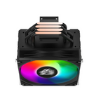 Enfriamiento de Aire Balam Rush Negro Nitrox NX50 4 Tubos de calor de cobre 1 Vent Silencioso de 120mm ARGB Torre de Calor en Aluminio