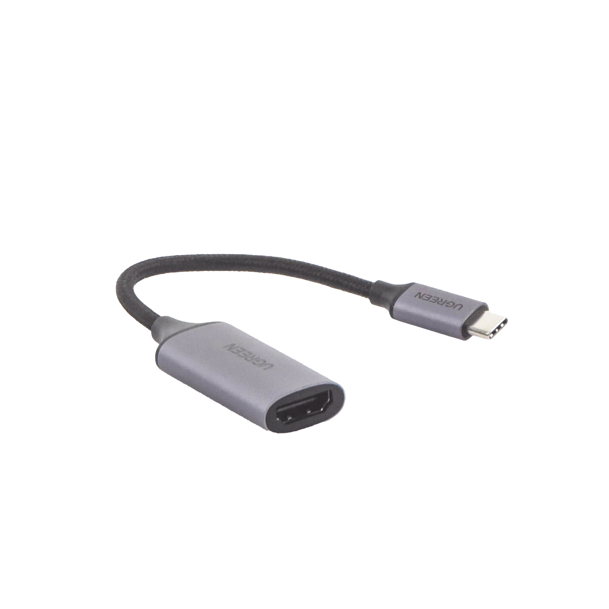 Cable USB C a HDMI 4K60Hz Thunderbolt 3 HDMI 2.0 3D Caja Aluminio 10cm