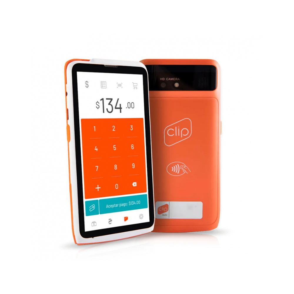 Terminal Portátil Clip Pro 2.0 Tarjetas Crédito/Débito con Internet Propio