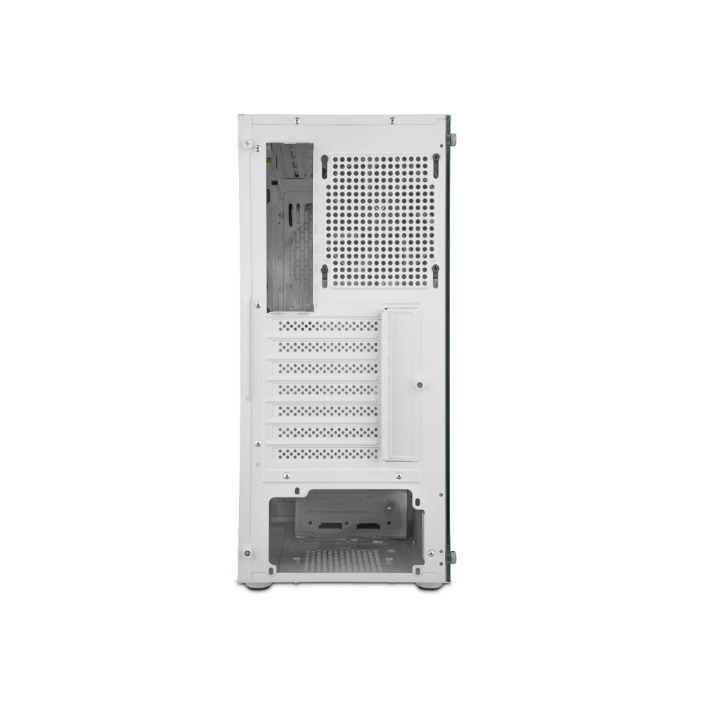Gabinete Getttech Gamer ATX, 1 Ventilador, USB 2.0 y 3.0, Blanco GCM-ASGX1-01WH