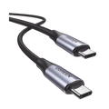 Cable USB C a USB C 3.2 Thunderbolt 1m 240W 10Gbps 480Mbps Video 4K60Hz Chip E Market Aluminio Nylon Blindaje 4 Capas