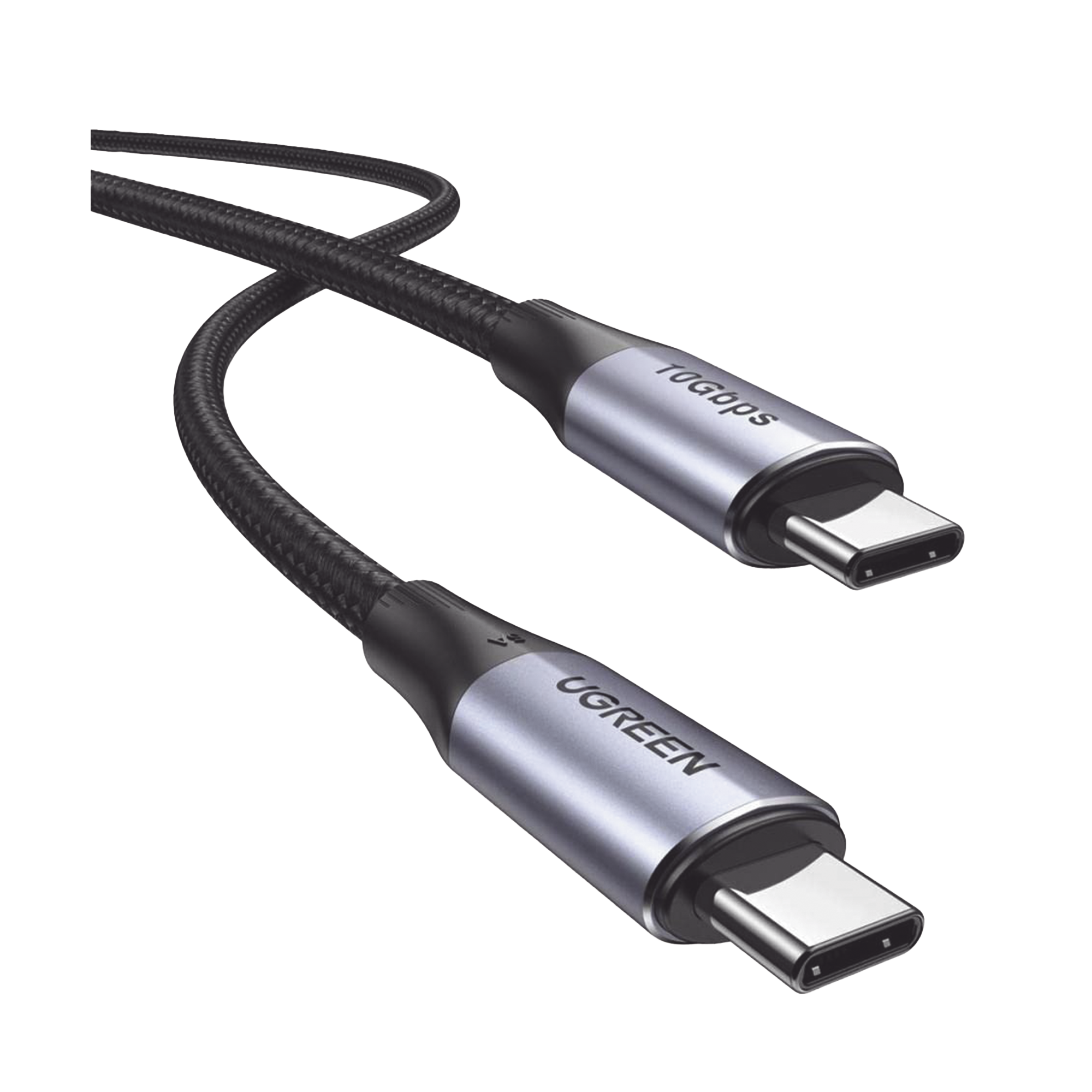 Cable USB C a USB C 3.2 Thunderbolt 1m 240W 10Gbps 480Mbps Video 4K60Hz Chip E Market Aluminio Nylon Blindaje 4 Capas