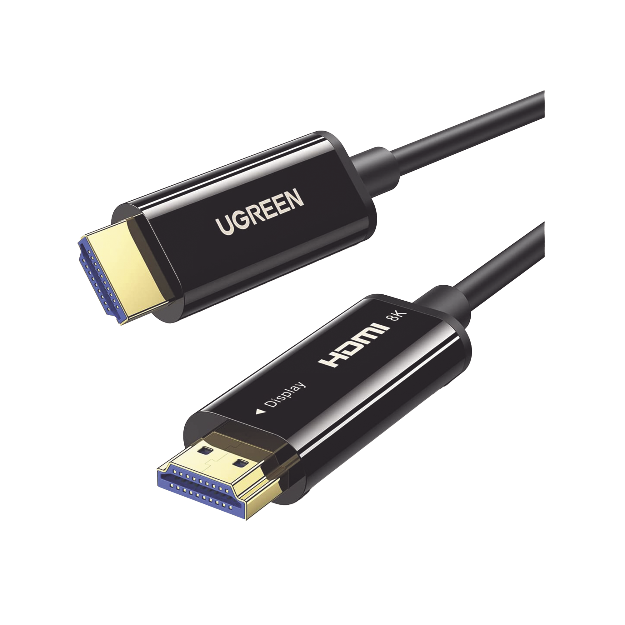 Cable HDMI 2.1 Fibra Óptica 30m 8K60Hz Fibra 4 Cobre 7 HDMI 2.1 18Gbps 3D HDR Zinc Premium