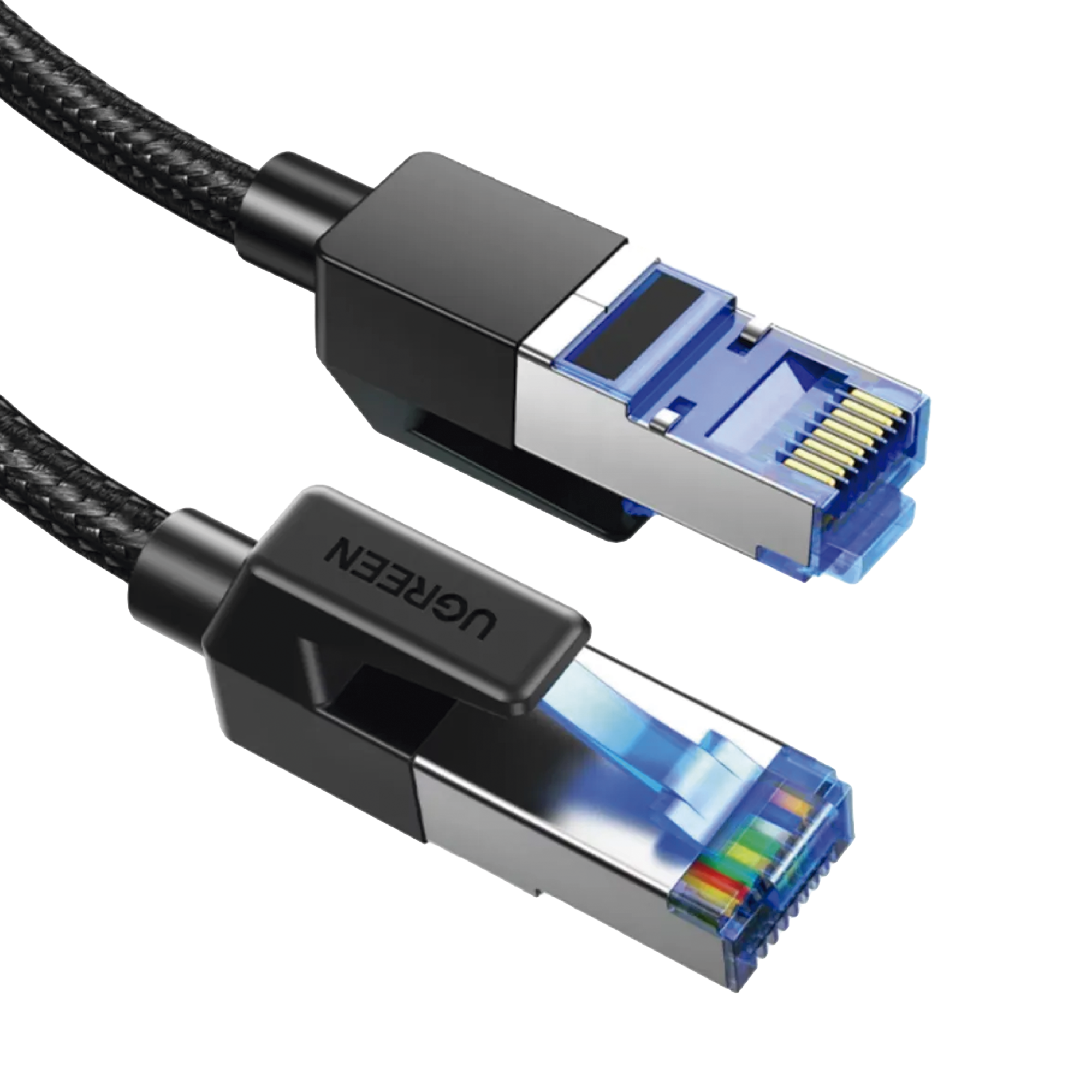 Cable Ethernet Cat8 F FTP Nylon 1m Redondo