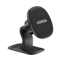 Soporte Celular Magnético Auto 4 Imanes N45 Adhesivo 3M Compatibilidad 4.7 a 7.2 Rotación 360° Compacto 2 Láminas Negro