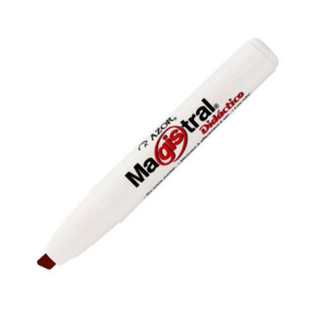 Marcador Magistral Didáctico Pizarrón Blanco Rojo C/12 Pzas