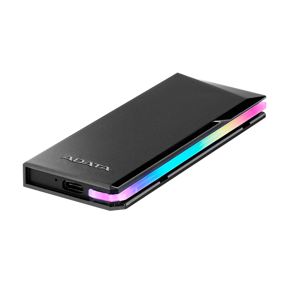Enclosure ADATA XPG EC700 USB C 3.2 para SSD M.2 negro con RGB compatible con Xbox Series