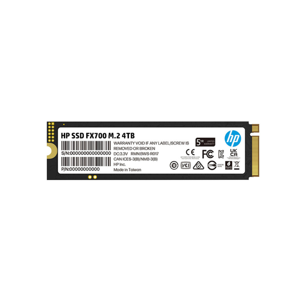 Unidad de Estado Sólido HP FX700 de 4TB, M.2 PCIe 7200/6200