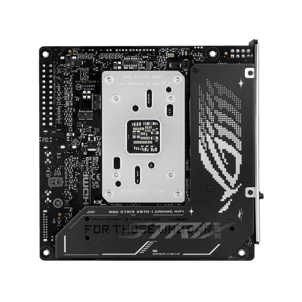 Tarjeta madre Asus Rog Strix X870-I Gaming Wifi socket AM5 2xDDR5 2xUSB4 C 1xHDMI Mini-ITX