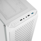 Gabinete Getttech Gamer ATX, 1 Ventilador, USB 2.0 y 3.0, Blanco GCM-ASGX1-01WH