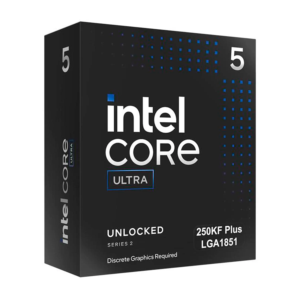 Procesador Intel Core Ultra 5 250KF PLUS iA sin graficos LGA 1851 series 2 18Core 3.3Ghz 125w