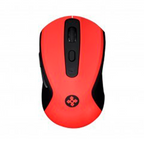 Mouse Inalambrico Naceb Ergonomico color Rojo 1600DPI 6 botones