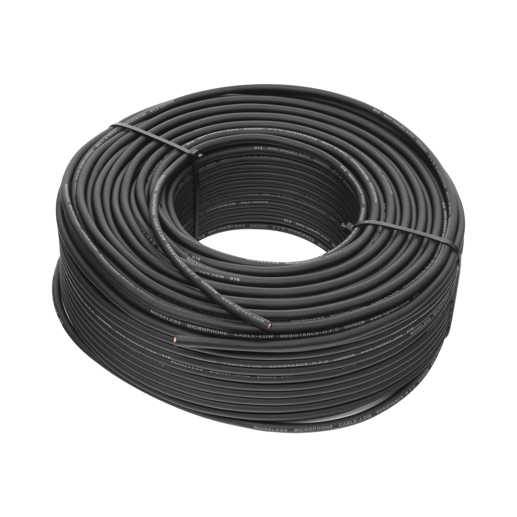 Cable Micrófono 100m Compatible XLR 6.5mm 3.5mm RCA PVC Marcado Alta Fidelidad Cobre Puro
