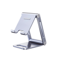 Soporte Teléfono Aluminio Ajustable Compatibilidad 4.7 a 7.9 Antideslizante Antiarañazos Plegable Azul