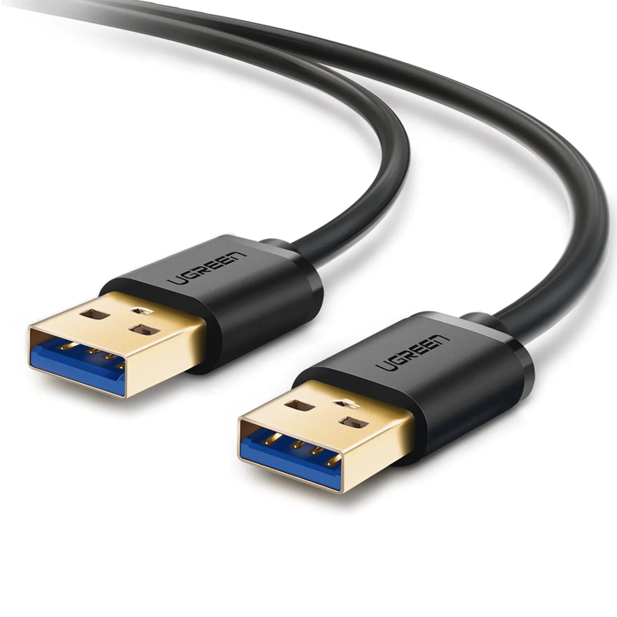 Cable USB A 3.0 a USB A 3.0 3m Macho Macho Niquelado Cobre Estañado Blindaje 5Gbps Sin Controlador USB 2.0 1.1