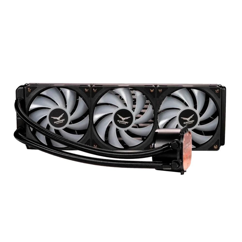 Enfriamiento Liquido Naceb 360MM Artico con iluminacion ARGB color Negro