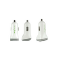 Cargador Easy Line para Auto USB 2.0 Dual, Smartphone y Tablet, Blanco (EL-994084)