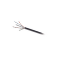 Bobina de Cable UTP 305m 4 Pares, Cat6, 23 AWG, Para Exterior con Gel, Climas Extremos, Enterrado Directo, Negro