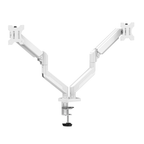 Soporte de articulado Naceb para dos monitores color Blanco