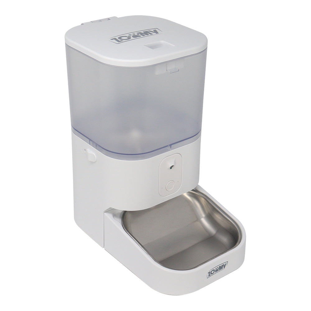 Comedero Inteligente con Cámara para Mascotas 6L Control por App Plato de Acero Inoxidable