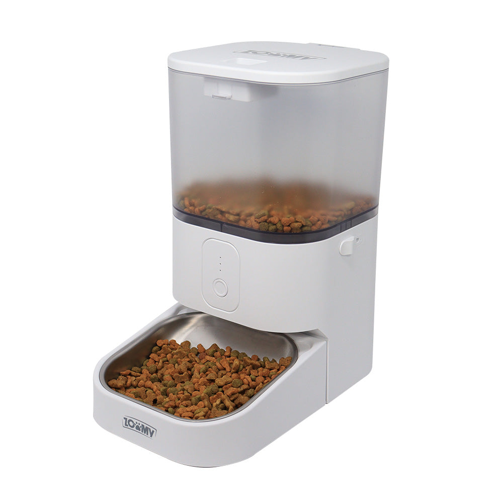 Comedero Inteligente para Mascotas 6L Control por App Plato de Acero Inoxidable
