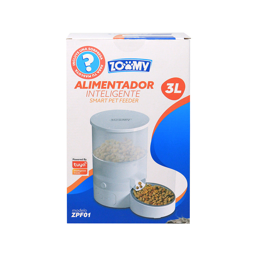 Comedero Inteligente para Mascotas 3L Control por App Plato de Acero Inoxidable