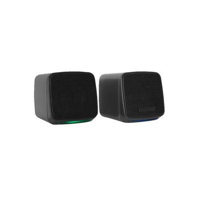 Bocinas Acteck 2.0 Elant Cube AS430 Alambricas USB 6W 3.5mm Control de Volumen