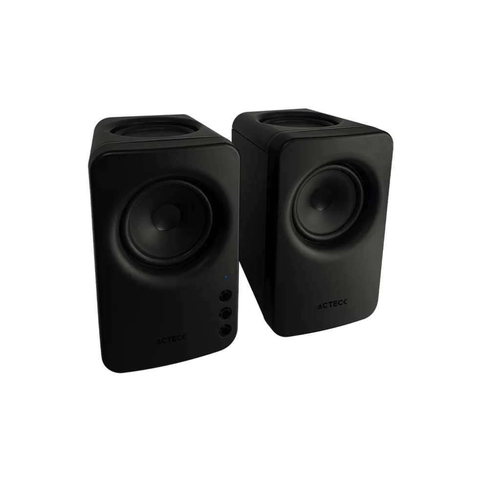 Bocinas Acteck Dynamic Exact Mini BS47 Negro Bluetooth 5.0 10W 3.5mm adaptador de voltaje