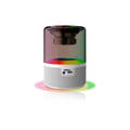 Bocina Acteck Glee Pure AP30 Blanco portaitl Bluetooth 5.2 Iluminación de Efectos Advanced Series