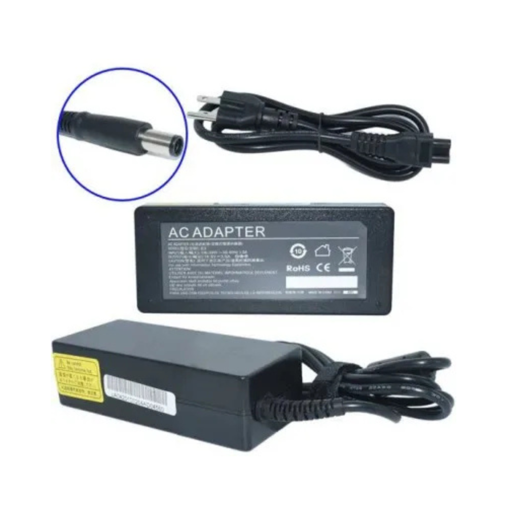 Cargador / Adaptador para Laptop Genérico AC-HP-PinCentral 65W 18.5V 3.5A (7.4x5.0)