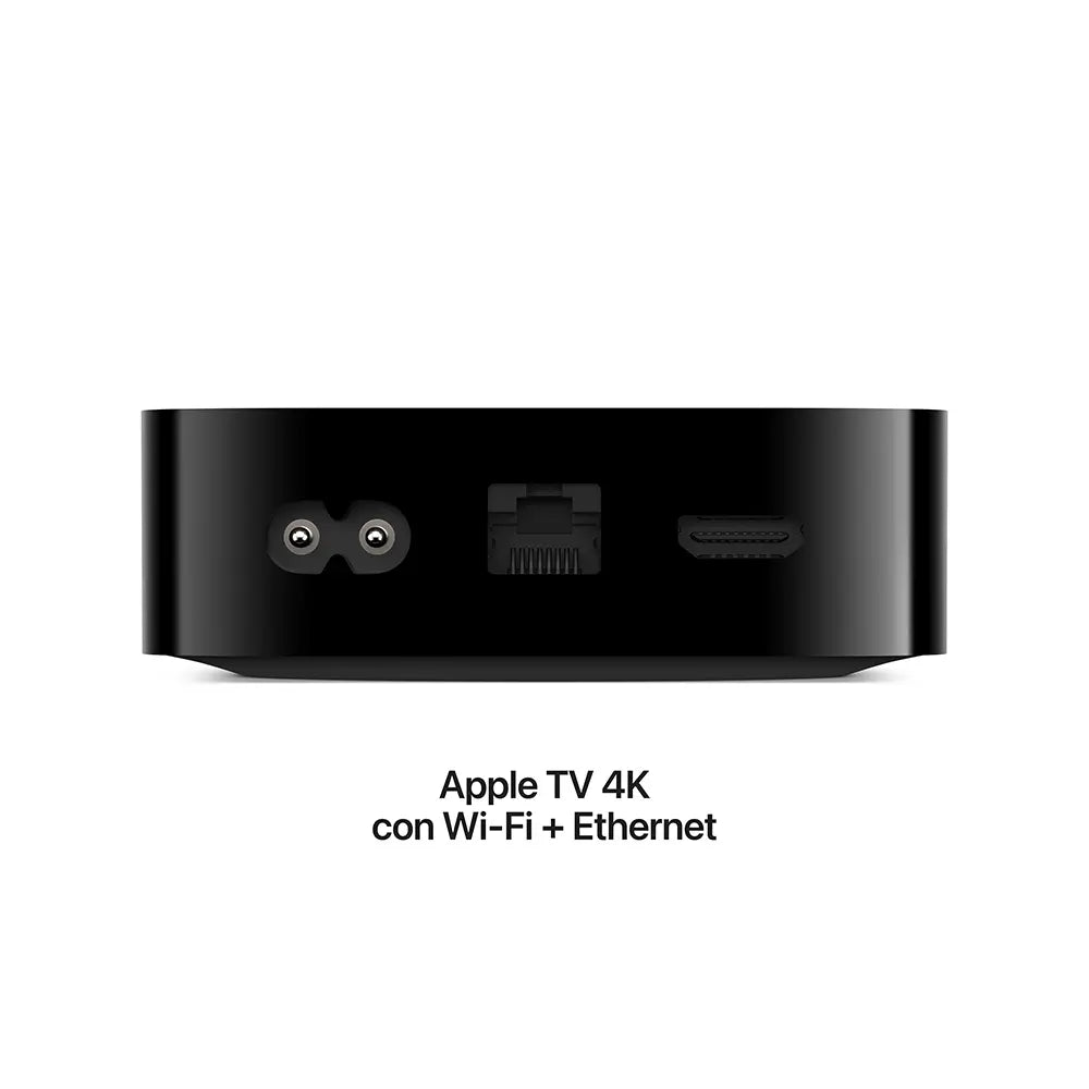 Apple TV 4K 128GB Negro Siri HDR10/HDR10+/HLG Dolby Atmos WiFi/Ethernet HDMI USB