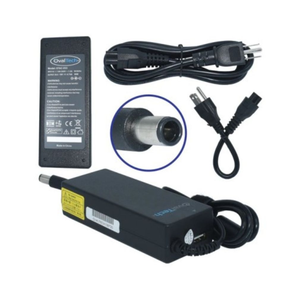 Cargador / Adaptador para Laptop OTAC-E53 OvalTech 90W 19V 4.74A (7.4x5.0)