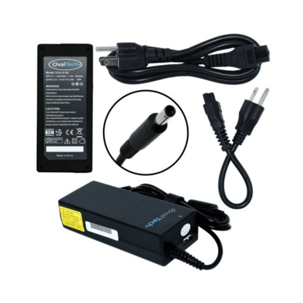 Adaptador / Cargador de Corriente para Laptop OTAC-E76D OvalTech 65W 19.5V/3.34A C/Blíster + USB Punta 4.5x3.0